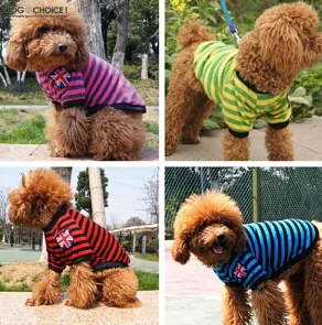 安い夏用の犬服、ユニオンジャック柄の参考画像